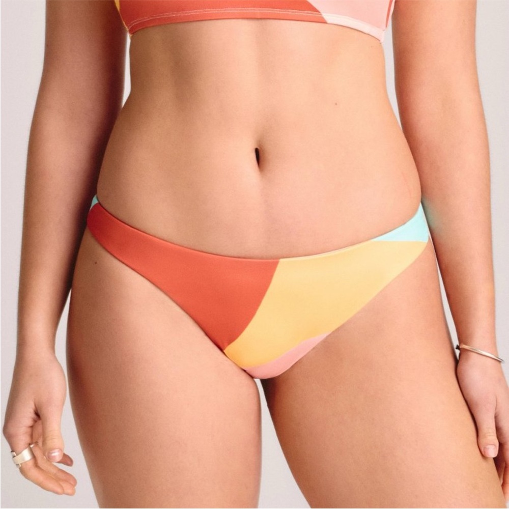 Vitamin A for Target stained glass abstract botanical print bikini bottoms
